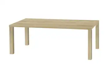 Primo Esstisch Sandwich 4-Fußgestell Holzwerkstoff beschichtet Eiche (Nachbildung), Hellbraun 190 cm