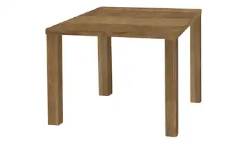 Primo Esstisch Sandwich 4-Fußgestell Holzwerkstoff beschichtet Teak (Nachbildung) 80 cm