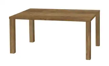Primo Esstisch Sandwich 4-Fußgestell Holzwerkstoff beschichtet Teak (Nachbildung) 138 cm