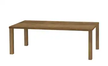 Primo Esstisch Sandwich 4-Fußgestell Holzwerkstoff beschichtet Teak (Nachbildung) 220 cm
