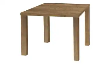 Primo Esstisch Sandwich 4-Fußgestell Holzwerkstoff beschichtet Eiche (Nachbildung), Braun 80 cm