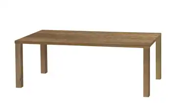 Primo Esstisch Sandwich 4-Fußgestell Holzwerkstoff beschichtet Eiche (Nachbildung), Braun 190 cm