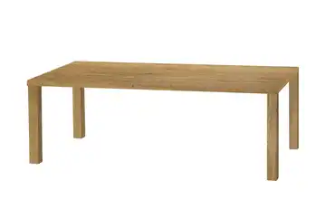 Primo Esstisch Sandwich 4-Fußgestell Holzwerkstoff beschichtet Eiche (Nachbildung), Natur 220 cm