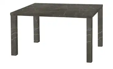 Primo Esstisch Sandwich 4-Fußgestell Holzwerkstoff beschichtet Marmoroptik, Grau 120 cm