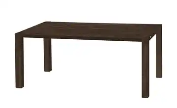 Primo Esstisch Sandwich 4-Fußgestell (seitl.montiert) Holzwerkstoff beschichtet Mango (Nachbildung), Dunkelbraun 160 cm