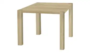 Primo Esstisch Sandwich 4-Fußgestell (seitl.montiert) Holzwerkstoff beschichtet Eiche (Nachbildung), Hellbraun 80 cm