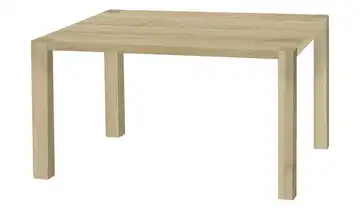 Primo Esstisch Sandwich 4-Fußgestell (seitl.montiert) Holzwerkstoff beschichtet Eiche (Nachbildung), Hellbraun 120 cm