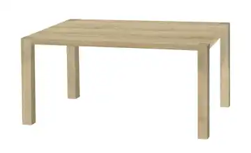 Primo Esstisch Sandwich 4-Fußgestell (seitl.montiert) Holzwerkstoff beschichtet Eiche (Nachbildung), Hellbraun 138 cm