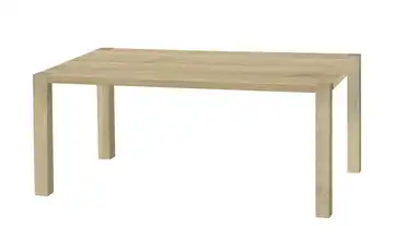 Primo Esstisch Sandwich 4-Fußgestell (seitl.montiert) Holzwerkstoff beschichtet Eiche (Nachbildung), Hellbraun 160 cm