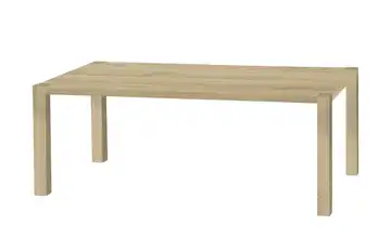 Primo Esstisch Sandwich 4-Fußgestell (seitl.montiert) Holzwerkstoff beschichtet Eiche (Nachbildung), Hellbraun 190 cm