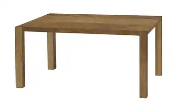 Primo Esstisch Sandwich 4-Fußgestell (seitl.montiert) Holzwerkstoff beschichtet Teak (Nachbildung) 138 cm