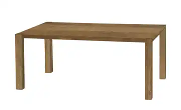 Primo Esstisch Sandwich 4-Fußgestell (seitl.montiert) Holzwerkstoff beschichtet Teak (Nachbildung) 160 cm