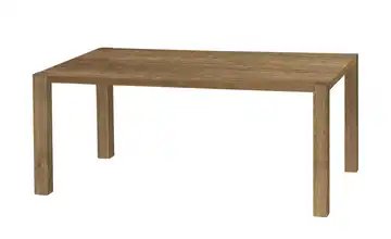 Primo Esstisch Sandwich 4-Fußgestell (seitl.montiert) Holzwerkstoff beschichtet Eiche (Nachbildung), Braun 160 cm