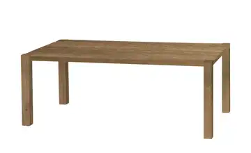 Primo Esstisch Sandwich 4-Fußgestell (seitl.montiert) Holzwerkstoff beschichtet Eiche (Nachbildung), Braun 190 cm