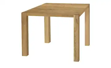 Primo Esstisch Sandwich 4-Fußgestell (seitl.montiert) Holzwerkstoff beschichtet Eiche (Nachbildung), Natur 80 cm