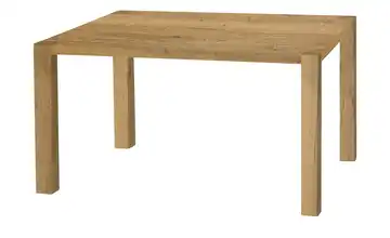 Primo Esstisch Sandwich 4-Fußgestell (seitl.montiert) Holzwerkstoff beschichtet Eiche (Nachbildung), Natur 120 cm