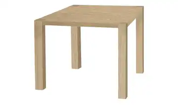 Primo Esstisch Sandwich 4-Fußgestell (seitl.montiert) Holzwerkstoff beschichtet Eiche (Nachbildung) 80 cm