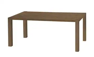 Primo Esstisch Sandwich 4-Fußgestell (seitl.montiert) Holzwerkstoff beschichtet Eiche (Nachbildung), Haselnussbraun 160 cm