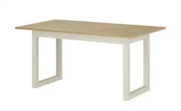 Ausziehbarer Esstisch in verschiedenen Größen Asteiche (Nachbildung), kaschmirfarben 160(200) cm