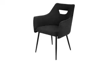 Primo Esszimmerstuhl Siggi Schwarz 48 cm