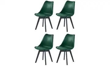 Stuhl 4er-Set Esbjerg Grün