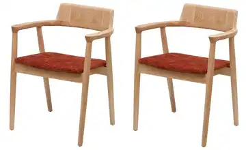 Stuhl 2er-Set Rot