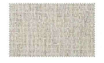 Armlehnstuhl drehbar Creme Schwarz