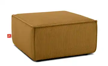 KONSIMO Hocker Kamelgelb