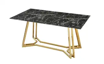 Esstisch 90 cm 160 cm Schwarz