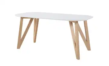 Esstisch 100 cm 200 cm Weiß 100x200 cm