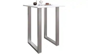Bartisch Weiß 80x80