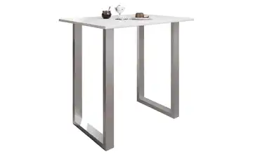 Bartisch Weiß 80x110