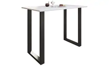Bartisch Weiß 80x140