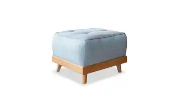 Miuform Fußhocker Dazzling Daisy Hellblau