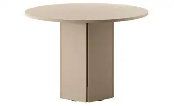 Esstisch rund Beige
