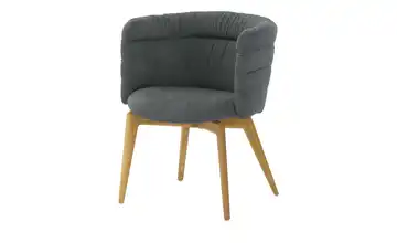 Jette Home Esszimmerstuhl Paola Flachgewebe Grau