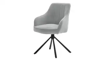 Esszimmerstuhl mit Griff Hellgrau