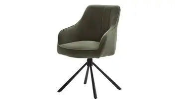 Esszimmerstuhl mit Griff Olivgrün