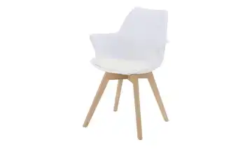  Schalenstuhl mit Armlehnen 