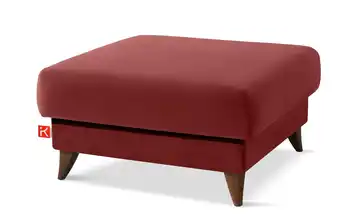 KONSIMO Hocker Gustavo Bordeauxrot