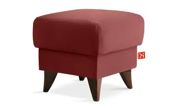 KONSIMO Hocker Gustavo Bordeauxrot