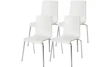  Besucherstuhl 4er-Set  