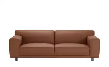 SOHO Big Sofa Cognacbraun Standartnaht