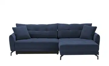 bobb Ecksofa  Marineblau rechts