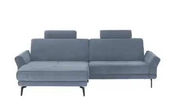 Kollektion Kraft Ecksofa Mike Blau links Erweiterte Funktion