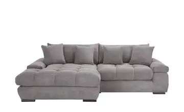 bobb Ecksofa  mit trendigem Cordbezug Hella  Steingrau links