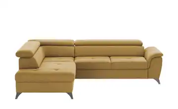 Twist Ecksofa Aldeia Gelb links Grundfunktion