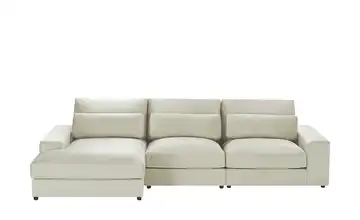 Ecksofa Branna Beige links Samt