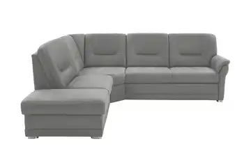 Kollektion Kraft Ecksofa aus Mikrofaser Edda Grau links Erweiterte Funktion