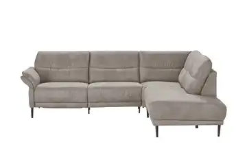 Wohnwert Ecksofa Maya Taupe rechts Erweiterte Funktion